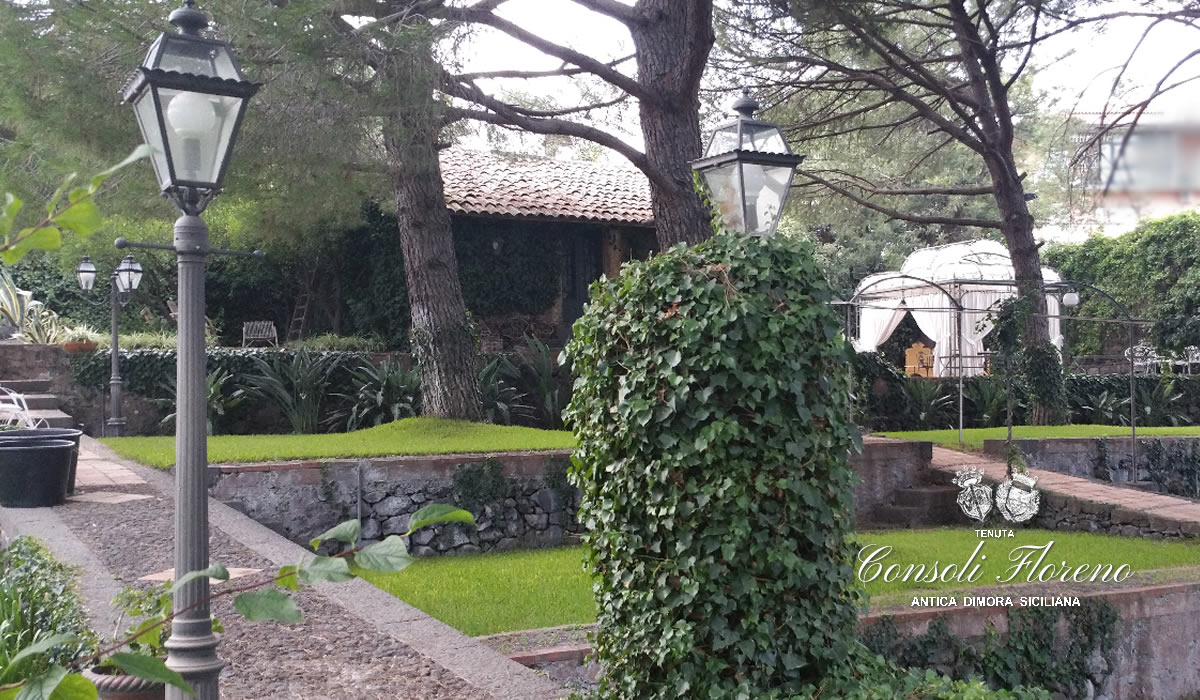 Gazebo con terrazze per matrimonio a Catania